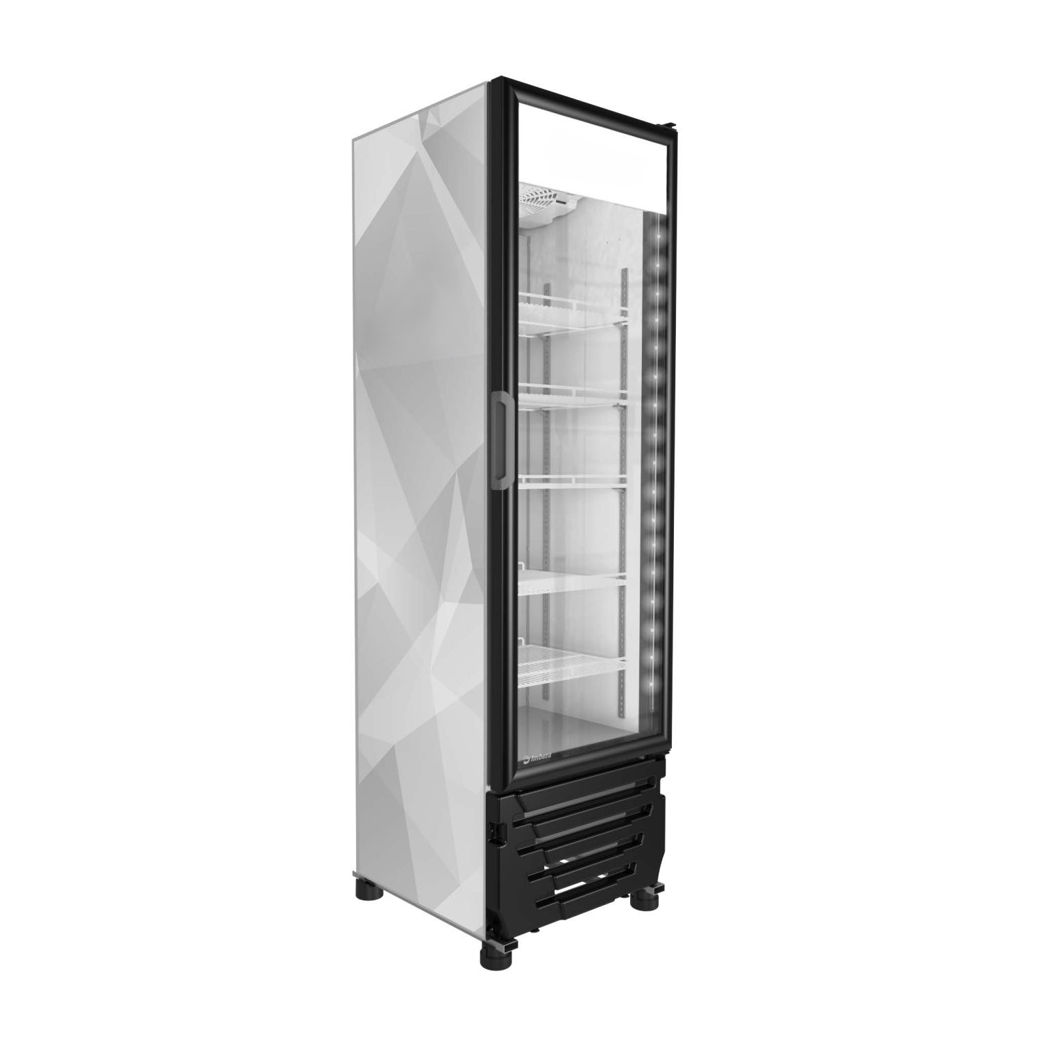 Refrigerador vertical 1 puerta 396L 5 parrillas NV15 línea blanca negocios restaurantes cafeterías Industrias Cossios Colombia